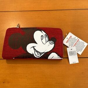 Disney Mickey Mouse wristlet and crossbody clutch